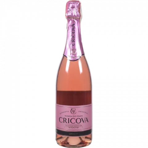 Вино ігристе Cricova 0,75 л н/сух. рожеве