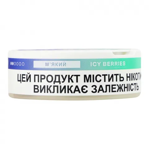 Нікотинові подушечки Velo Icy Berries м`який