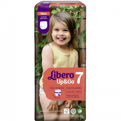 Підг.-трусики Libero 30 шт. Up and Go 7 (16-26 кг)
