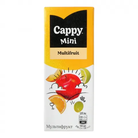 Нектар Cappy Mini 0,2 л Мультифруктовий