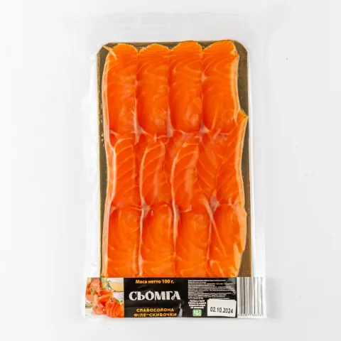 Риба Сьомга с/с в/у 100 г РЦ