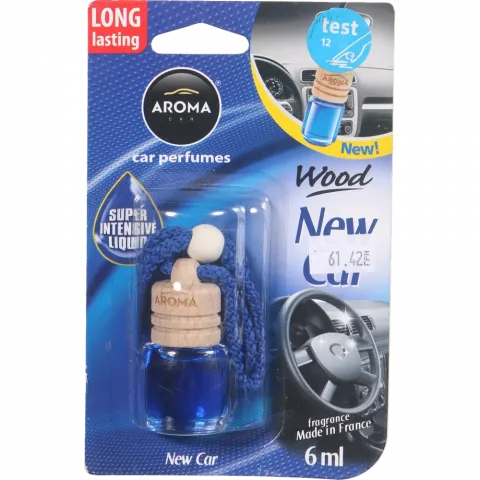 Ароматизатор Aroma Car Wood New Car 6 мл 631104