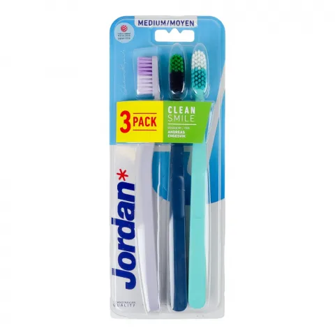 Зуб. щітка Jordan Clean Smile серед. 3 шт.