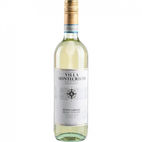 Вино VILLA MONTECRISTO Піно Гріджіо Венеція 12 0,75 л біле сух. (Італія)