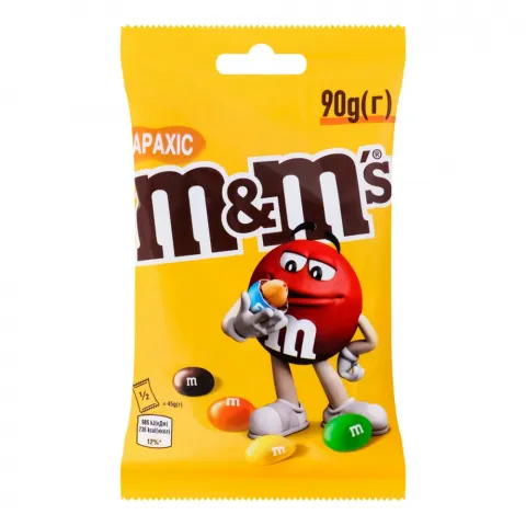 Шок драже М and М Maxi 90 г з арахісом16