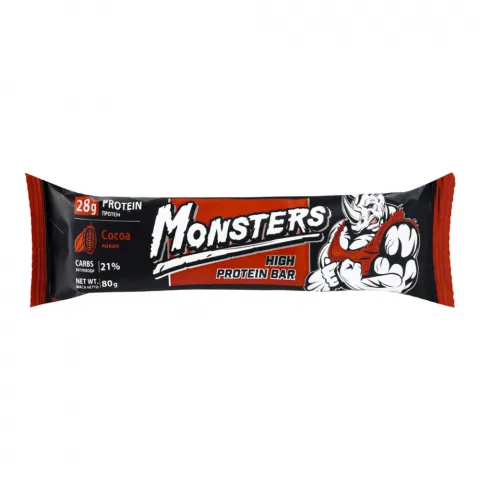 Батончик протеїновий Vale Monsters 80 г з какао
