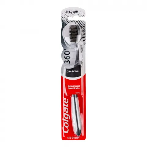 Зуб. щітка Colgate 360 Деревне вугілля середня