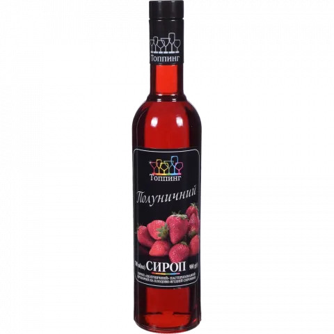 Сироп Топінг 900 г скл. Полуничний