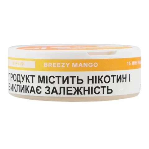 Нікотинові подушечки Velo Breezy Mango М`який