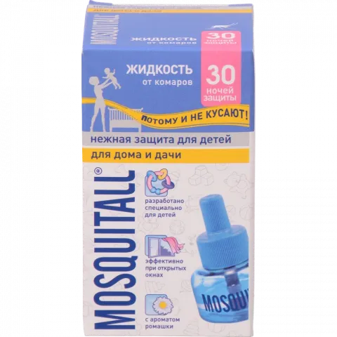 Рідина MOSQUITALL 30 мл Ніжний захист д/дітей в/комарів 30 ночей
