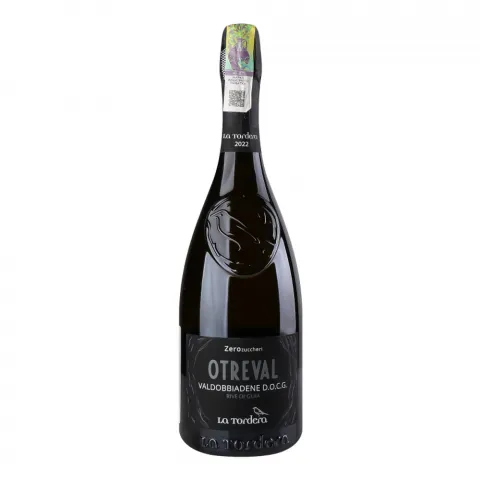 Вино ігристе La Tordera Prosecco Valdobbiadene Superiore DOCG Otreval 0,75 л е/брют біле
