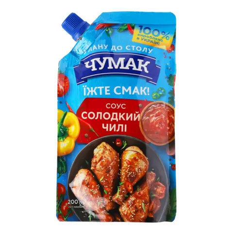 Соус Чумак 200 г д/пак. Солодкий Чилі