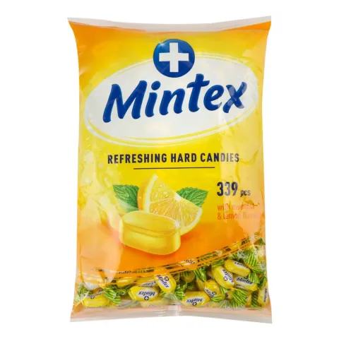 Цукерки Рошен Mintex зі смаком лимону та ментолу ваг.