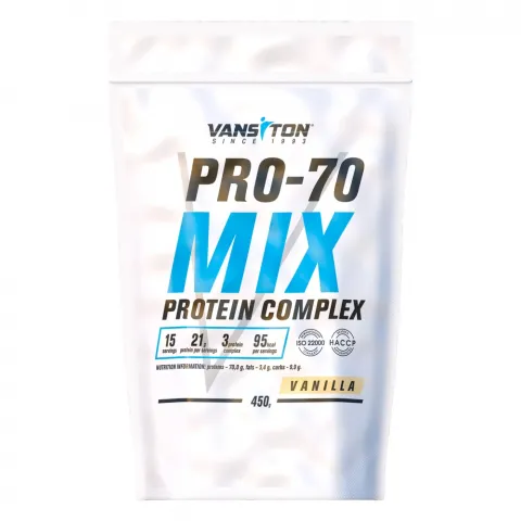 Протеїн Vansiton Pro-70 450 г Ваніль