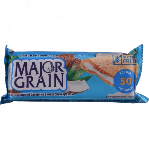 Батончик АВК Мажор Grain 40 г з кокосовим кремом