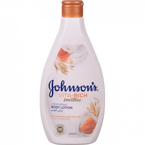 Лосьйон Johnson`s Vita-Rich 400 мл Доглядаючий смузі з йогуртом, вівсом та медом