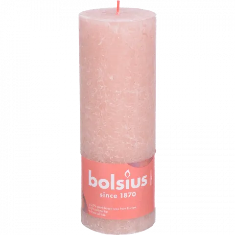 Свіча Bolsius 190/68 рустік Містичний рожевий, арт. 103668850304