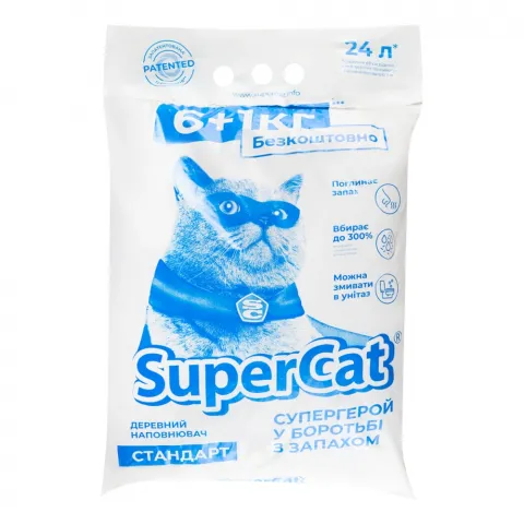 Наповнювач SuperCat Стандарт 6+1 кг (синій)