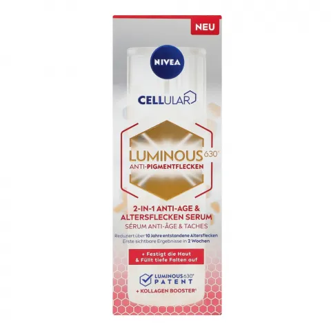 Сироватка д/обличчя Nivea 30 мл Luminous 630 антивікова 2в1