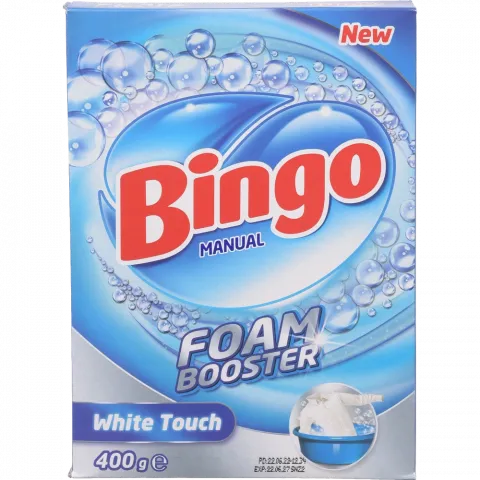 Порошок Bingo 400 г ручн. д/білих речей