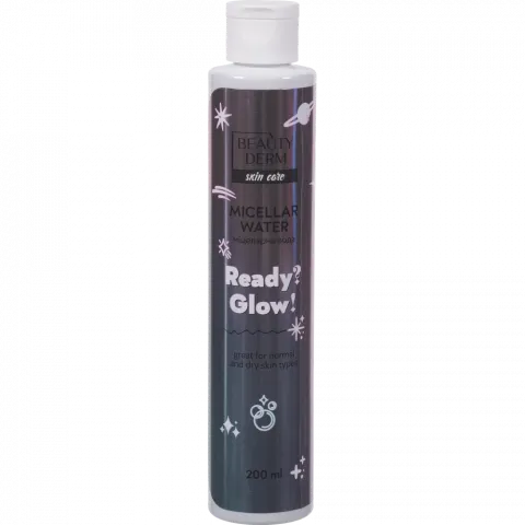 Вода міцелярна Beauty Derm 200 мл д/зняття макіяжу Ready?Glow!