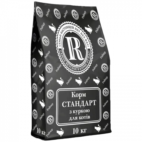 Корм д/котів Ройчер 10 кг стандарт з куркою