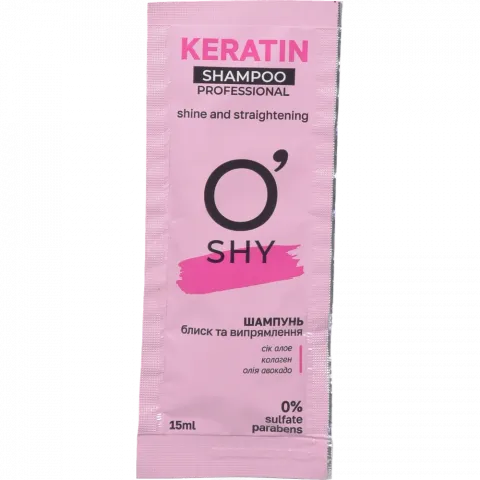 Шампунь O`Shy 15 мл саше Keratin