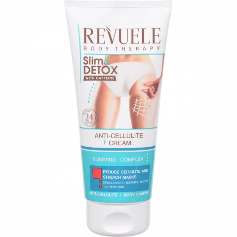 Крем Антицелюлітний Revuele 200 мл з кофеїном Slim and Detox