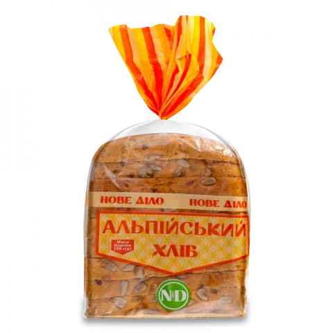 Хліб НД Альпійський 250 г з насінням соняшника