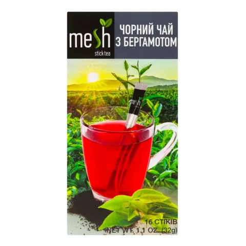 Чай Mesh 16 шт. чорний з бергамотом