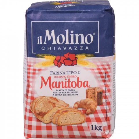 Борошно il Molino Chiavazza 1кг Манітоба типу 0 із м`яких сортів пшениці (Італія) И311