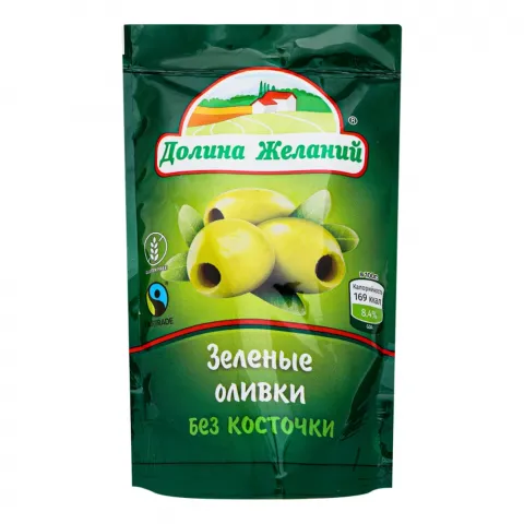 Оливки Долина Бажань 160 г д/пак. б/к