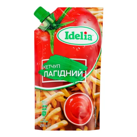 Кетчуп Idelia 250 г Лагідний