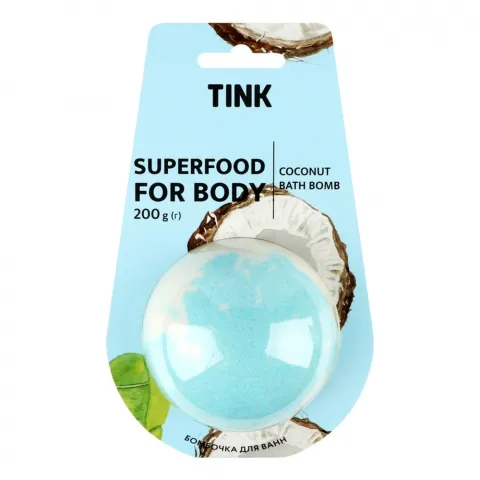 Бомбочка-гейзер д/ванн Tink 200 г Coconut