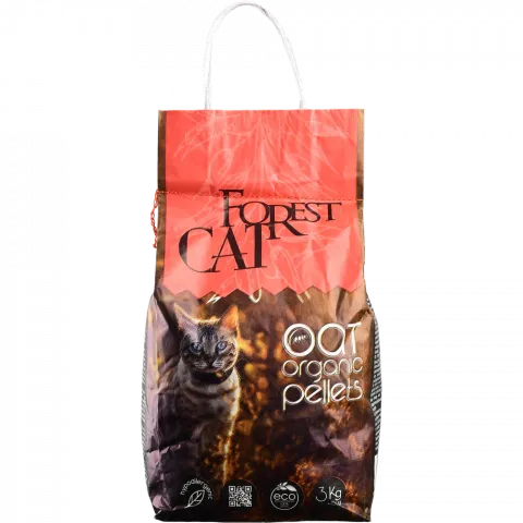Наповнювач Forest Cat 3 кг вівсяний універсальний