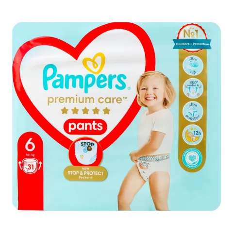 Підг.-трусики Pampers Premium Care Pants 31 шт. Extra Large (15+ кг)