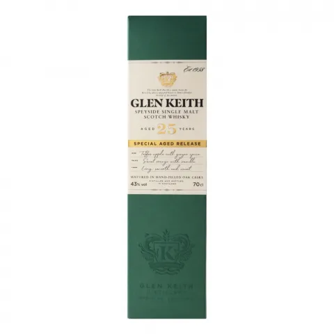 Віскі Glen Keith 0,7 л кор. 25 років