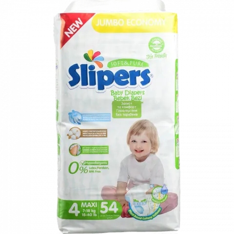 Підг. Slipers J-204 4 Maxi Jumbo 54 шт. (7-18 кг) И325 (Туреччина)