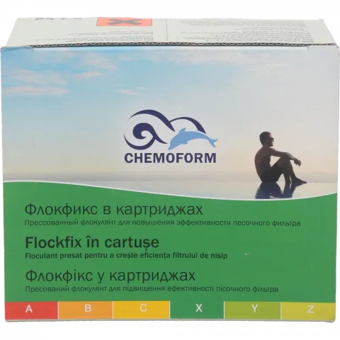 Дезінфекція води Chemoform Флокфікс в картриджах (8х125 г) 1 кг 908001