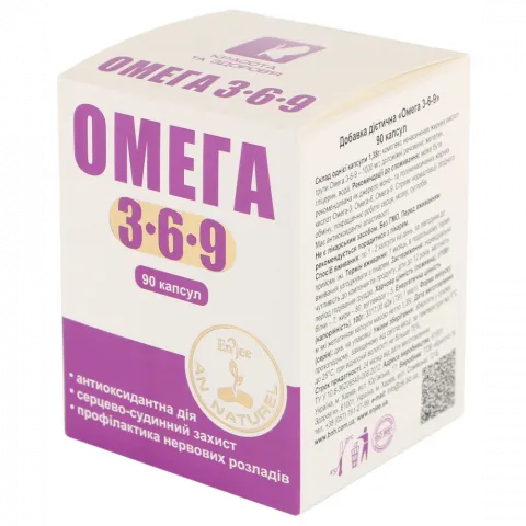 Засіб Enjee An Naturel Омега-3-6-9 90 капс. 1200 мг
