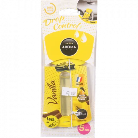 Ароматизатор Aroma Car Drop Control Vanilla 922998