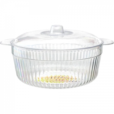 Миска пласт. з кришкою 27,52214см арт. A9588-1 И172