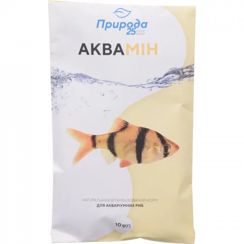 Корм Природа д/риб 10 г Аквамін