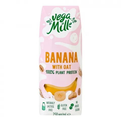 Напій вівсяний Vega Milk 0,25 л з бананом