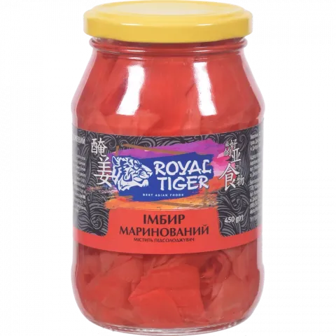 Імбир Royal Tiger 450 г марин. рожевий