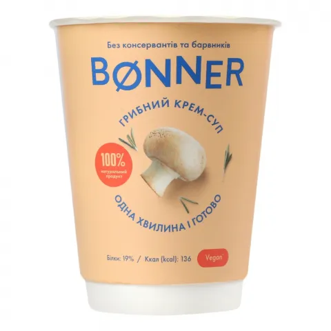 Крем-суп Bonner 50 г Грибний