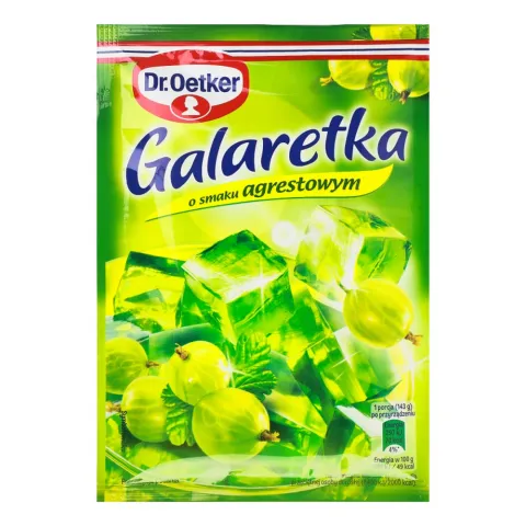Желе Др.Оеткер Galaretka 72 г зі смаком агрусу
