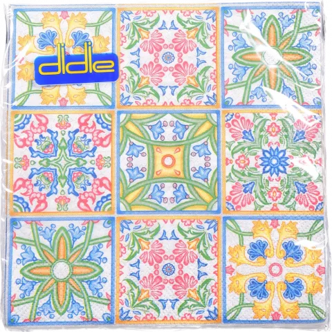 Серветки Didie 18 шт. 3333 3-х шар Плитка