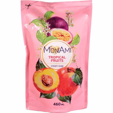 Мило рідке MonAmi 460 мл дой-пак Tropical fruits