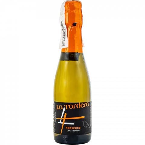 Вино ігристе La Tordera Prosecco Treviso Doc Spumante Brut 0,2 л біле